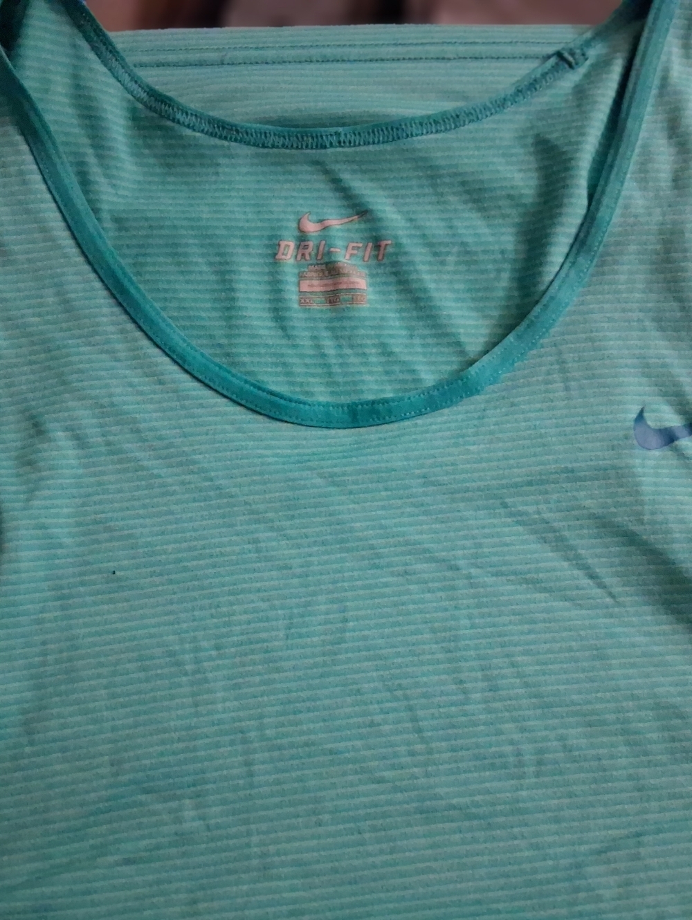 Nike Dri-FIT Turquoise Workout Tank - Picture 2 of 3